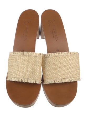 K Jacques St. Tropez Straw Slides