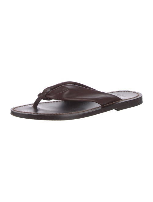 K Jacques St. Tropez Leather Slides