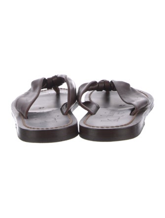 K Jacques St. Tropez Leather Slides