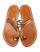 K Jacques St. Tropez Leather Slides