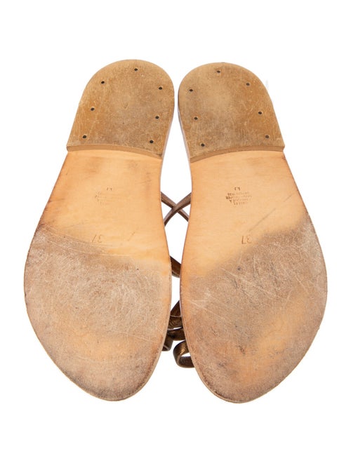 K Jacques St. Tropez Leather Slides