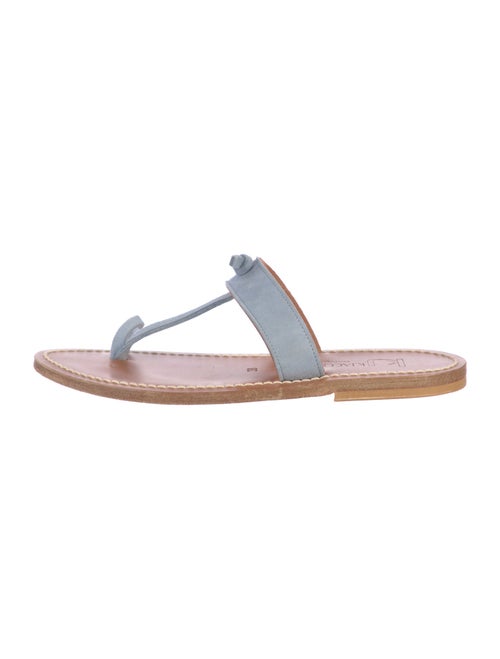 K Jacques St. Tropez Leather Slides