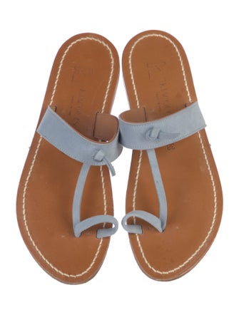 K Jacques St. Tropez Leather Slides
