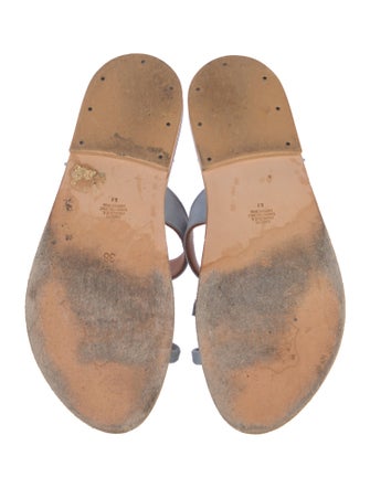 K Jacques St. Tropez Leather Slides