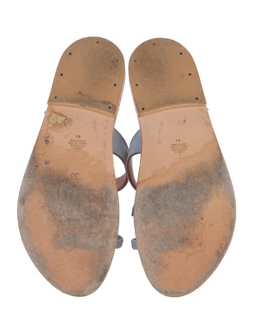 K Jacques St. Tropez Leather Slides
