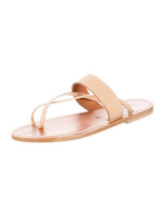 K Jacques St. Tropez Suede Slides