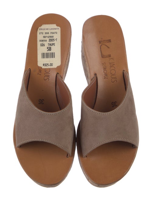 K Jacques St. Tropez Leather Slides