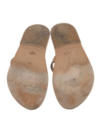 K Jacques St. Tropez Leather Slides