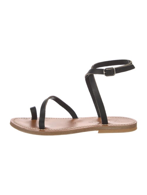 K Jacques St. Tropez Leather Gladiator Sandals