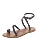 K Jacques St. Tropez Leather Gladiator Sandals