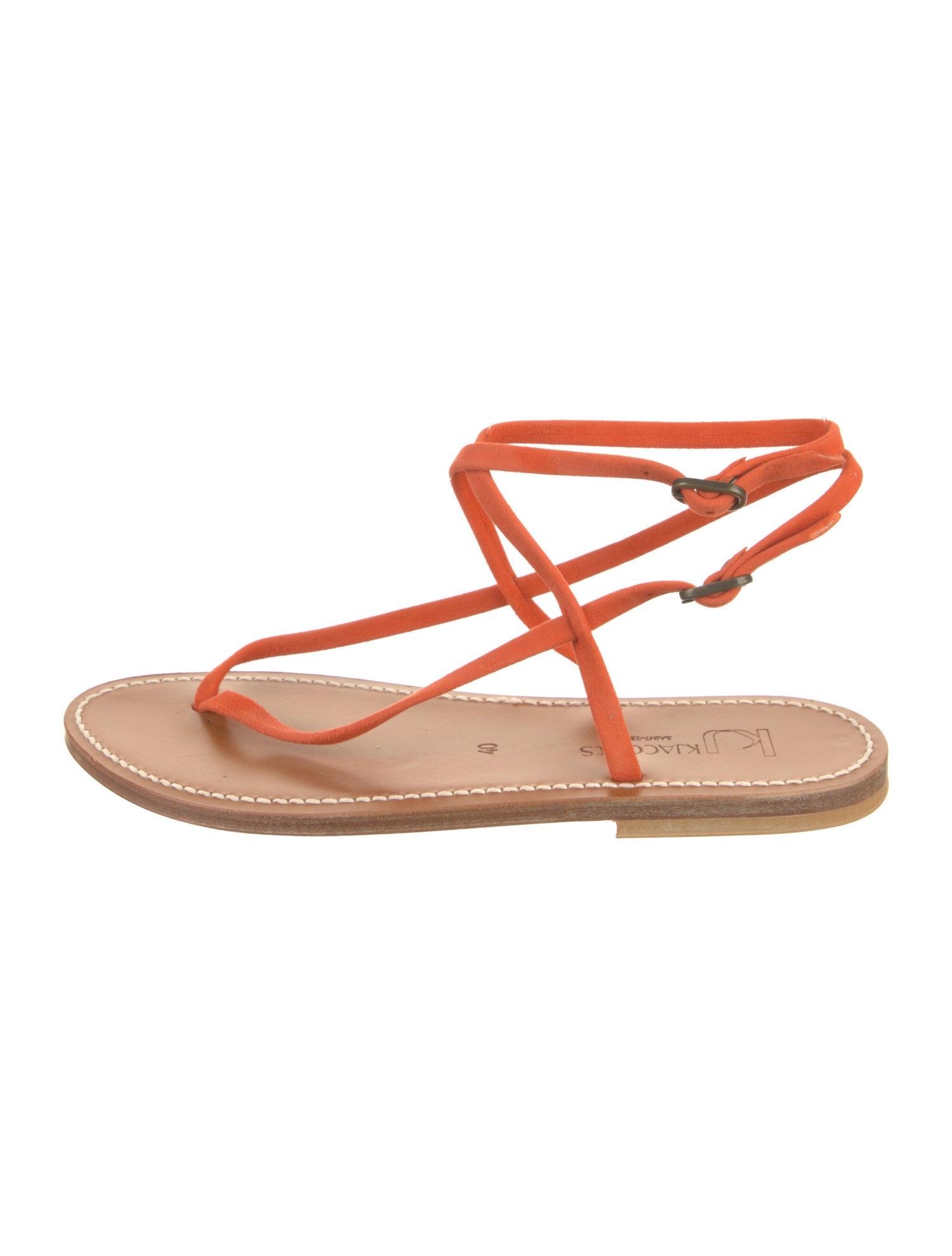K Jacques St. Tropez Suede Sandals