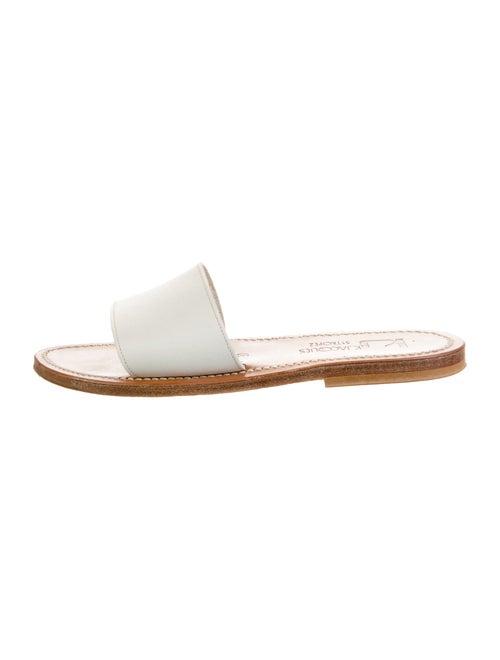 K Jacques St. Tropez Leather Slides