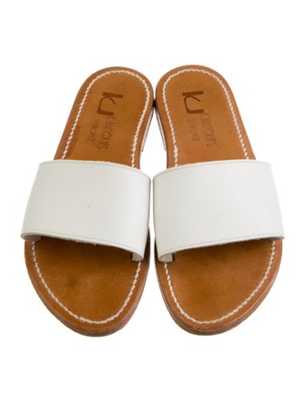 K Jacques St. Tropez Leather Slides