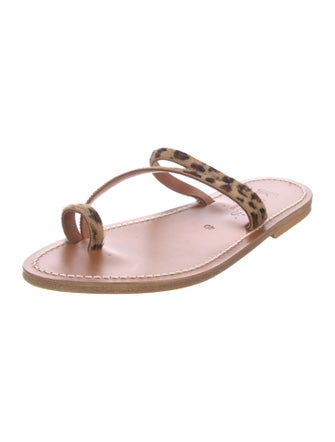 K Jacques St. Tropez Ponyhair Sandals