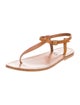 K Jacques St. Tropez Leather T-Strap Sandals
