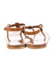 K Jacques St. Tropez Leather T-Strap Sandals