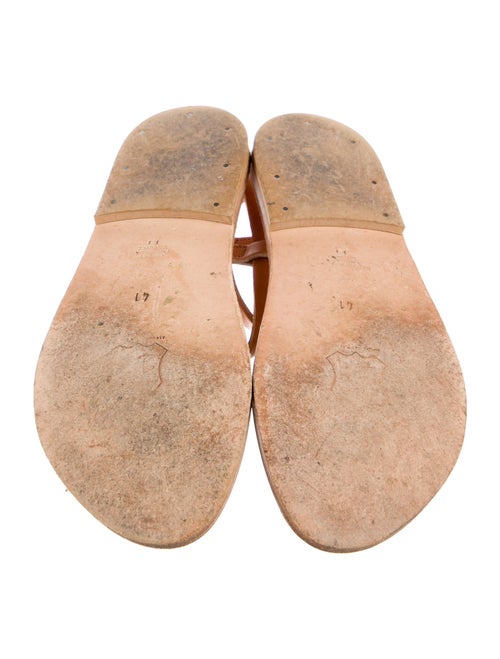 K Jacques St. Tropez Leather T-Strap Sandals