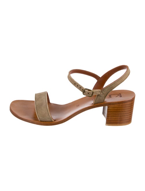 K Jacques St. Tropez Suede Slingback Sandals