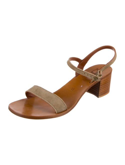 K Jacques St. Tropez Suede Slingback Sandals