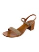 K Jacques St. Tropez Suede Slingback Sandals