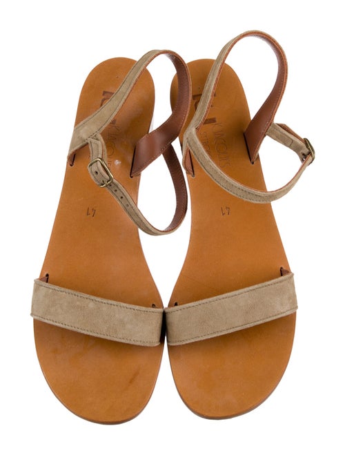 K Jacques St. Tropez Suede Slingback Sandals