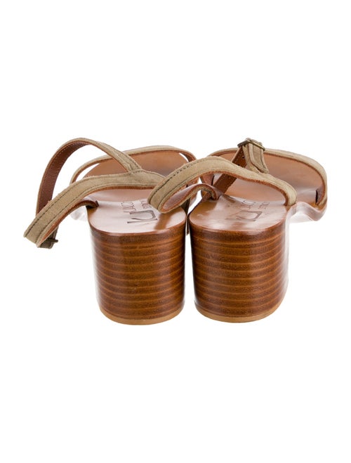 K Jacques St. Tropez Suede Slingback Sandals