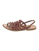 K Jacques St. Tropez Leather Slingback Sandals
