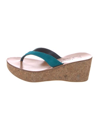K Jacques St. Tropez Suede Sandals