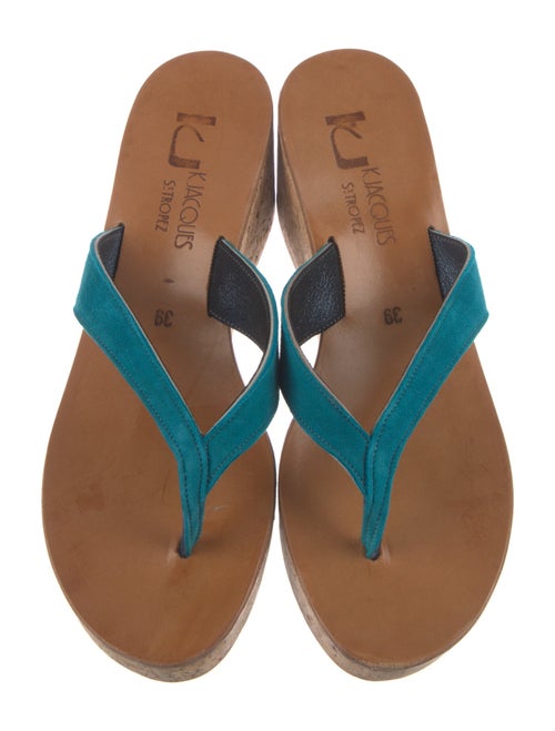 K Jacques St. Tropez Suede Sandals
