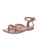 K Jacques St. Tropez Leather Gladiator Sandals