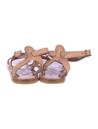 K Jacques St. Tropez Leather Gladiator Sandals