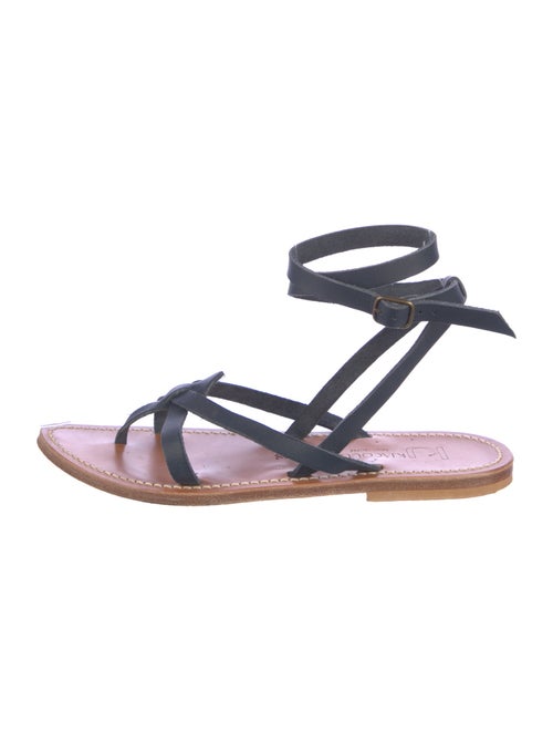 K Jacques St. Tropez Leather Gladiator Sandals