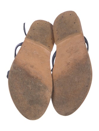 K Jacques St. Tropez Leather Gladiator Sandals