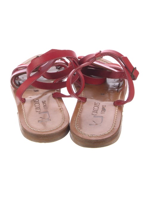 K Jacques St. Tropez Leather Gladiator Sandals