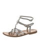 K Jacques St. Tropez Leather Gladiator Sandals
