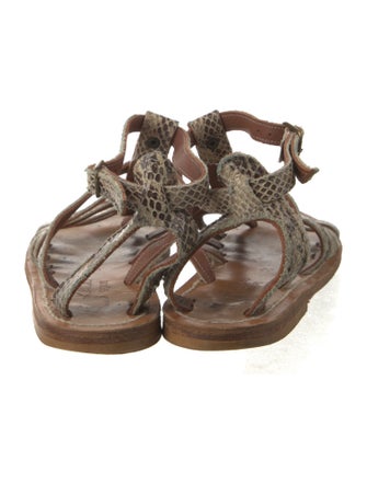 K Jacques St. Tropez Leather Gladiator Sandals