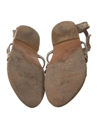 K Jacques St. Tropez Leather Gladiator Sandals