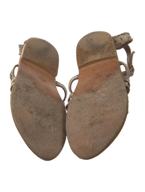 K Jacques St. Tropez Leather Gladiator Sandals