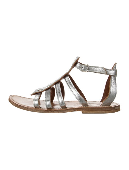 K Jacques St. Tropez Leather Gladiator Sandals