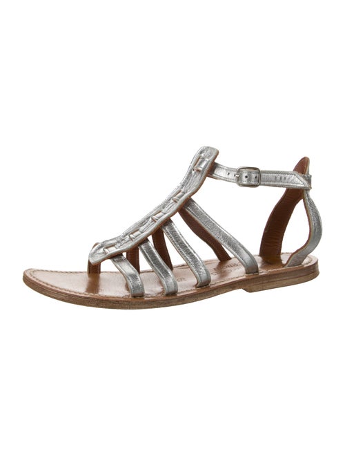 K Jacques St. Tropez Leather Gladiator Sandals