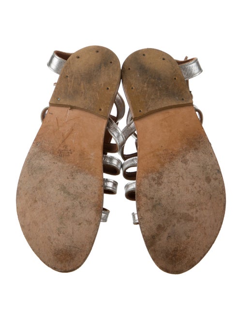 K Jacques St. Tropez Leather Gladiator Sandals