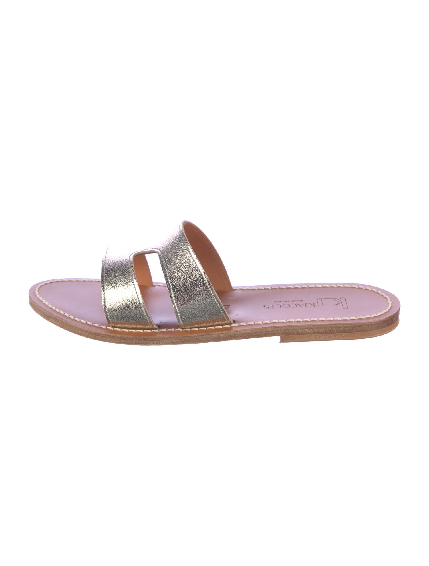 K Jacques St. Tropez Suede Slides