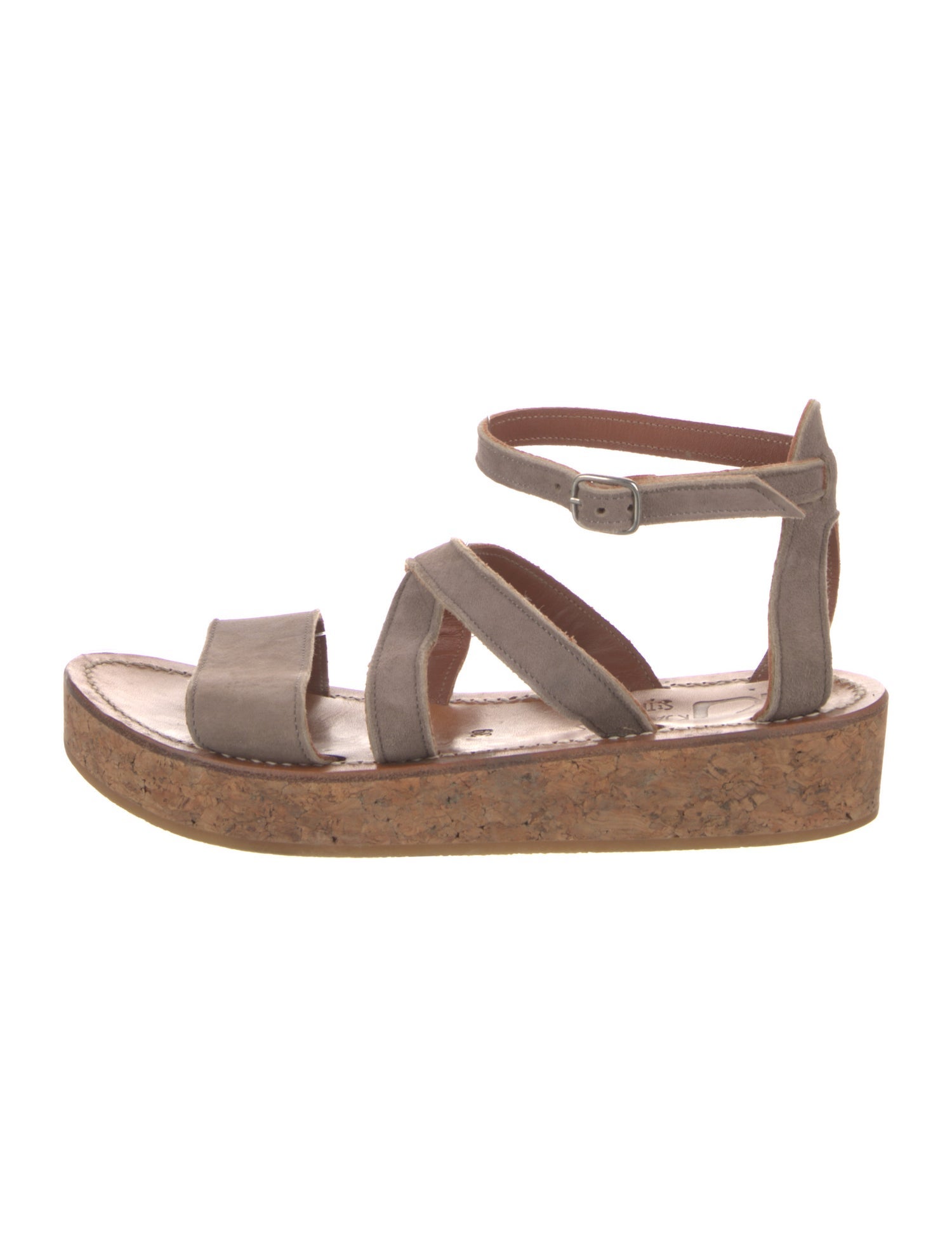 K Jacques St. Tropez Suede Gladiator Sandals