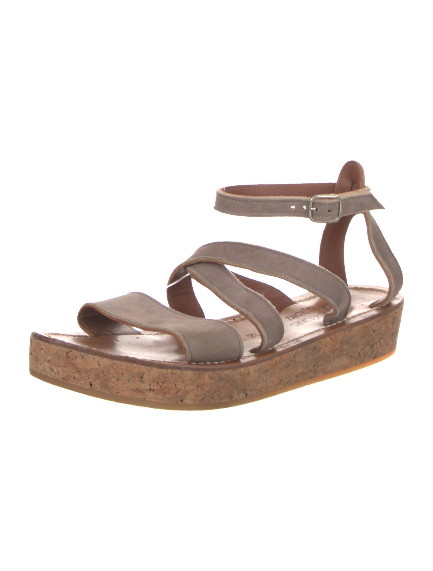 K Jacques St. Tropez Suede Gladiator Sandals