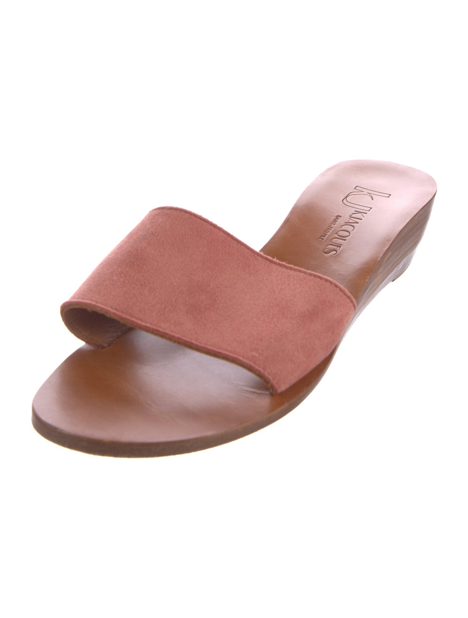 K Jacques St. Tropez Suede Slides