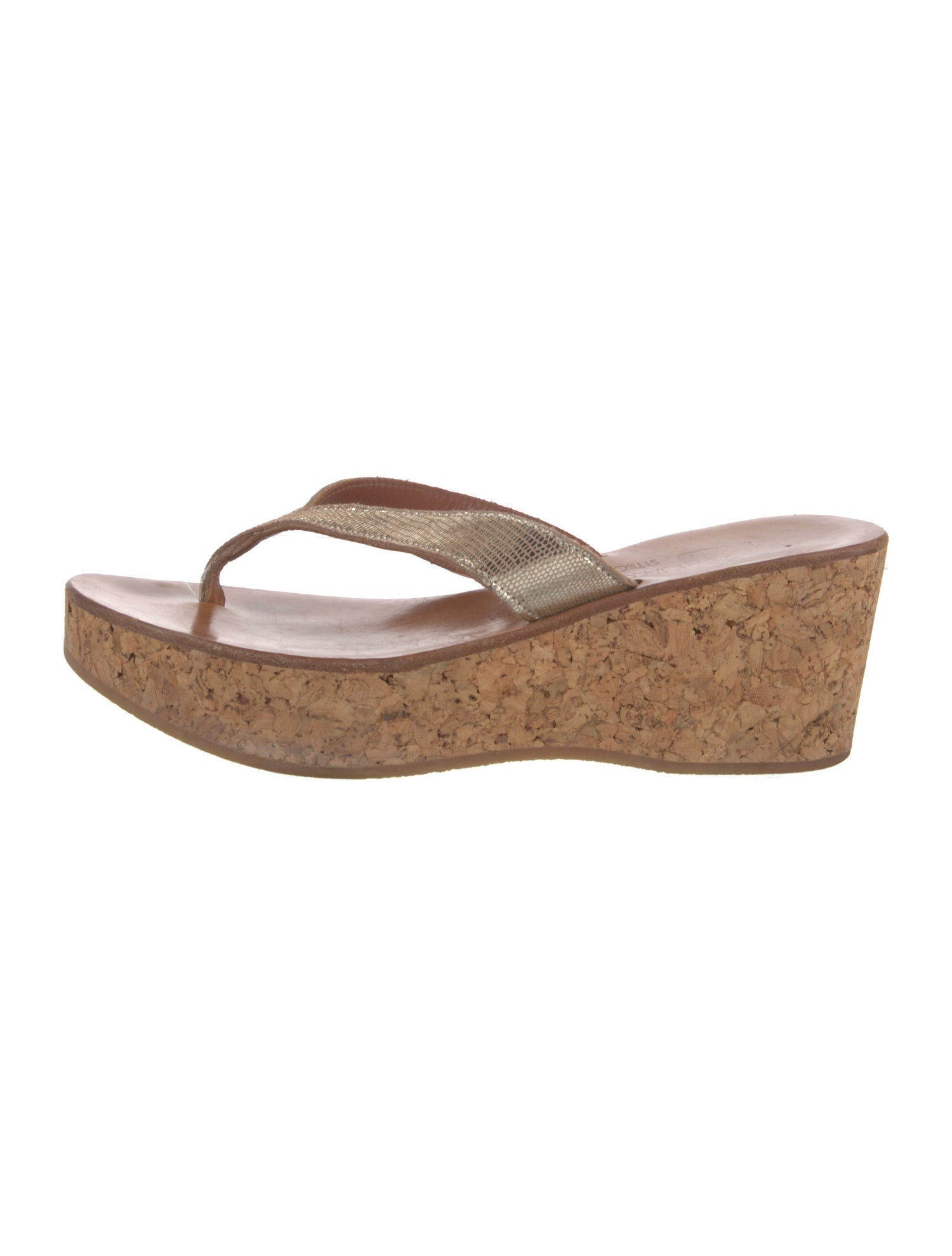 K Jacques St. Tropez Leather Flip Flops