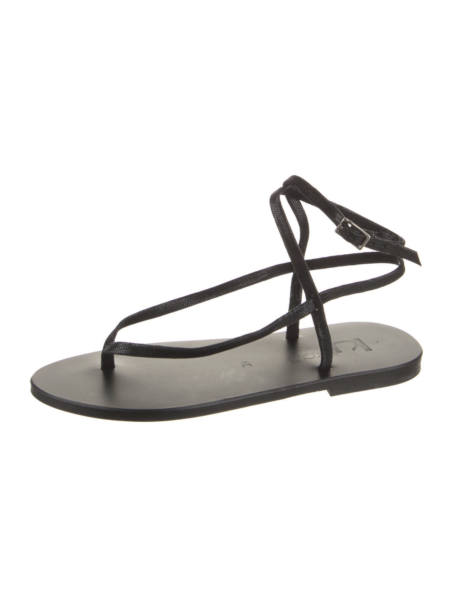 K Jacques St. Tropez Leather Sandals
