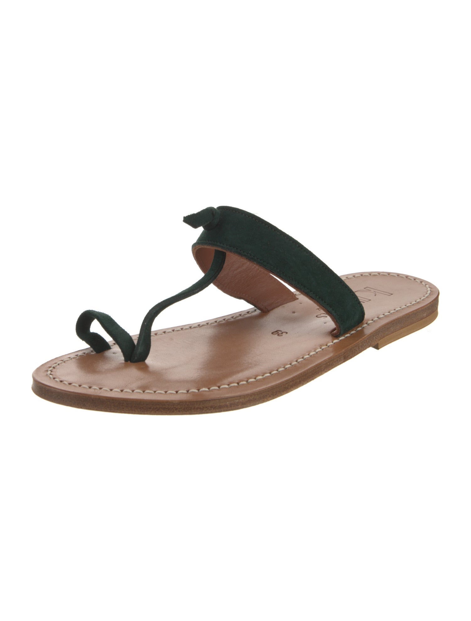 K Jacques St. Tropez Suede Slides