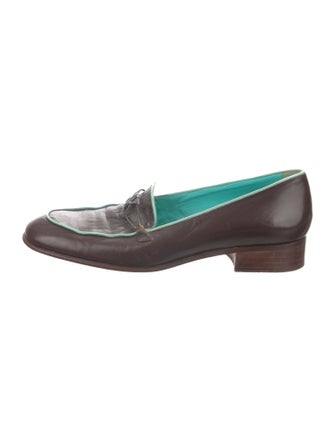 Stephane Kélian Leather Loafers