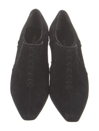 Stephane Kélian Suede Whipstitch Trim Pumps